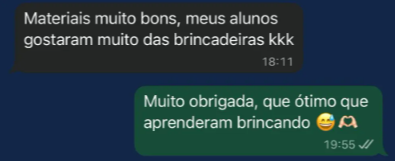 Depoimento WhatsApp